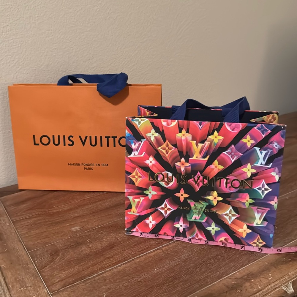 Set of two Louis Vuitton paper shopping bag